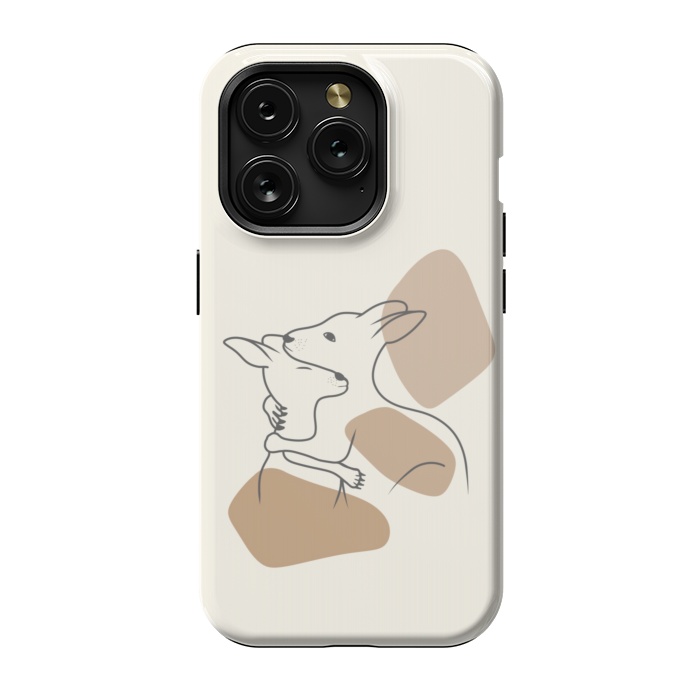 iPhone 15 Pro StrongFit Kangaroo love by Jms