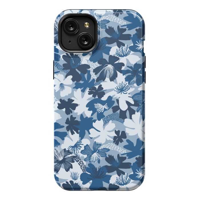 iPhone 15 Plus StrongFit Barely blue by Nina Leth