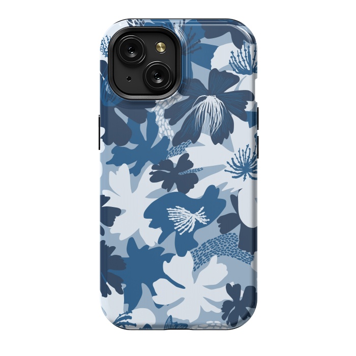 iPhone 15 StrongFit Barely blue by Nina Leth