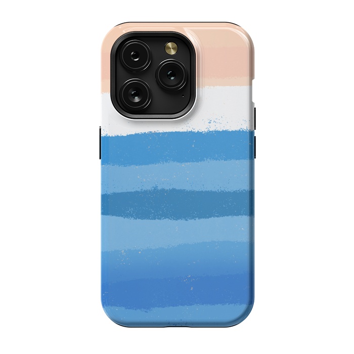 iPhone 15 Pro StrongFit The calm painted waves by Steve Wade (Swade)