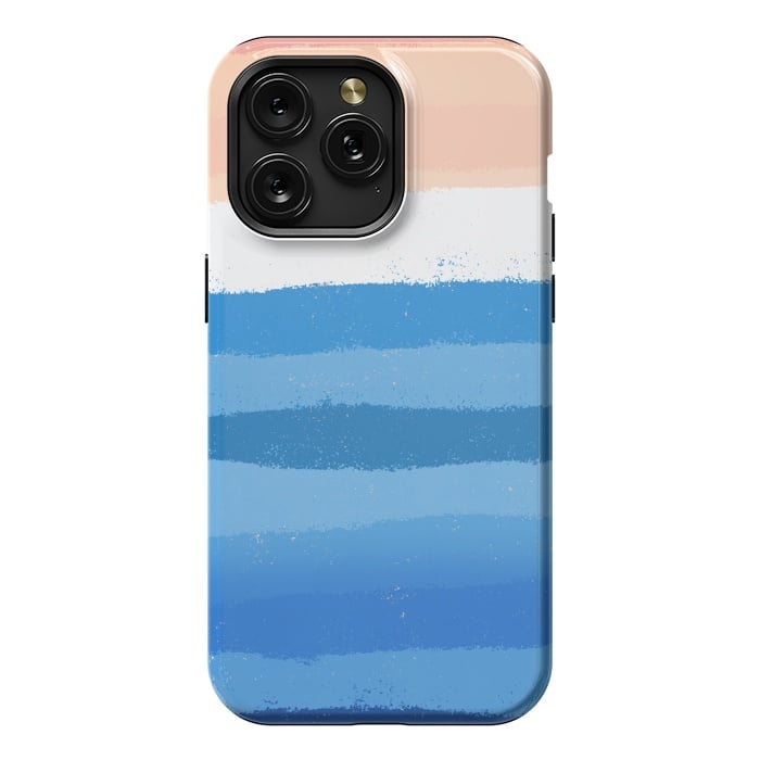 iPhone 15 Pro Max StrongFit The calm painted waves by Steve Wade (Swade)