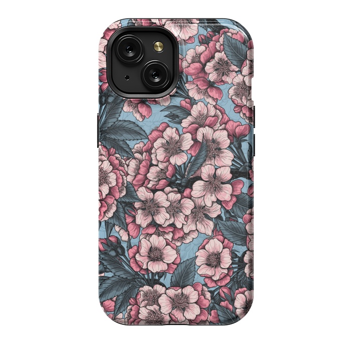 iPhone 15 StrongFit Cherry blossom by Katerina Kirilova