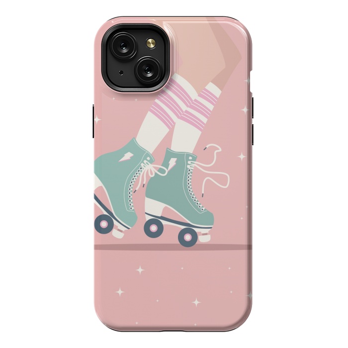 iPhone 15 Plus StrongFit Roller skates 01 by Jelena Obradovic