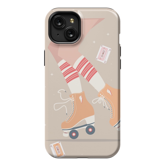 iPhone 15 Plus StrongFit Roller skates 04 by Jelena Obradovic