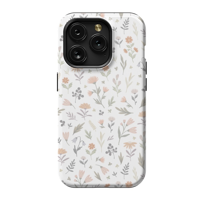 iPhone 15 Pro StrongFit gentle flora by Alena Ganzhela