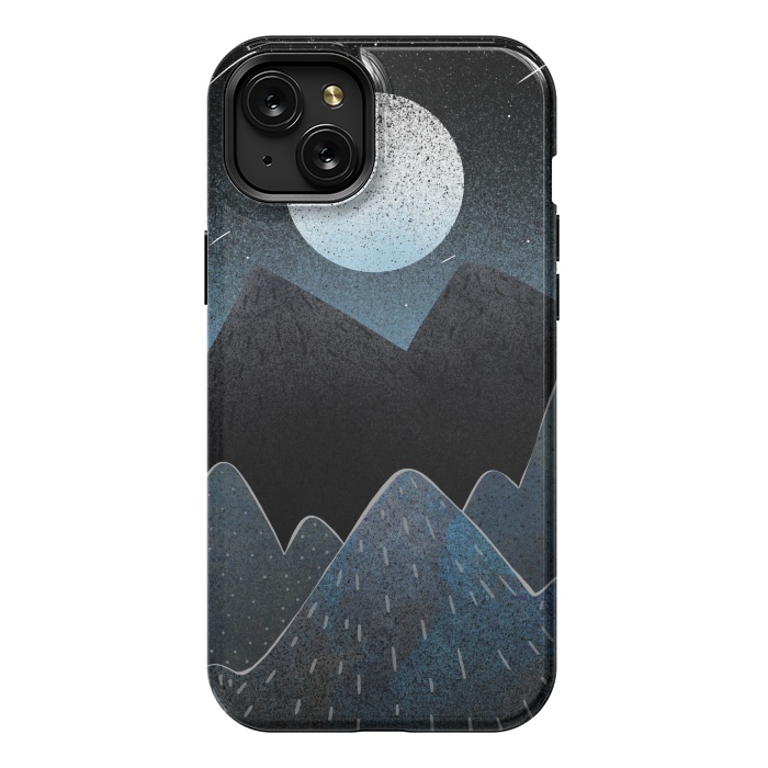 iPhone 15 Plus StrongFit Midnight blues by Steve Wade (Swade)