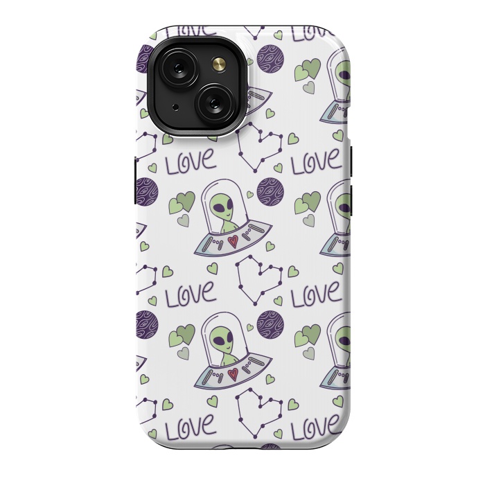 iPhone 15 StrongFit cool space love by MALLIKA