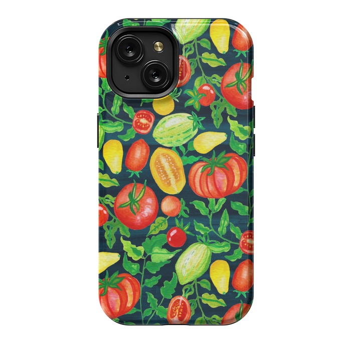 iPhone 15 StrongFit Home Gown Tomatoes  by Tigatiga