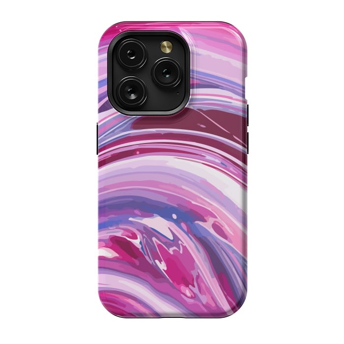 iPhone 15 Pro StrongFit Acrylic Marble Design VI by ArtsCase