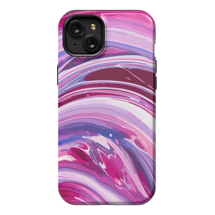 iPhone 15 Plus StrongFit Acrylic Marble Design VI by ArtsCase