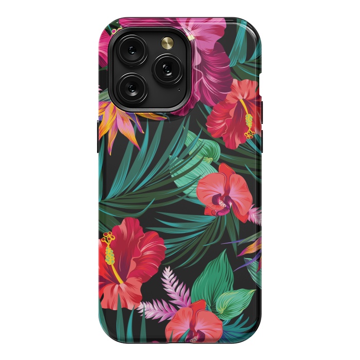 iPhone 15 Pro Max StrongFit Exotic Flowers by ArtsCase