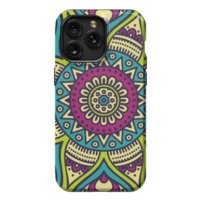 iPhone 15 Pro Max StrongFit Mandala 455 by ArtsCase