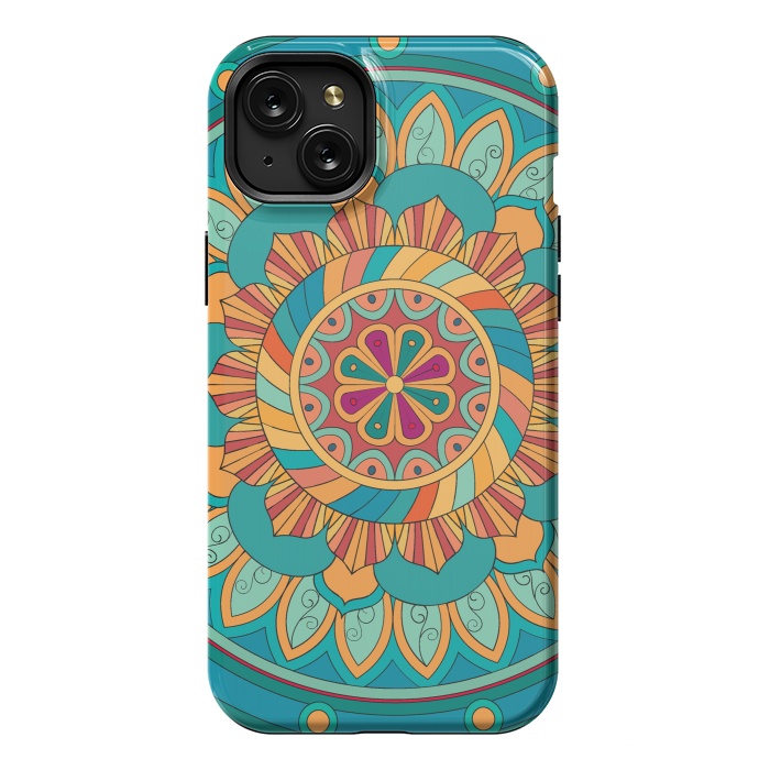 iPhone 15 Plus StrongFit Mandala Pattern Design 20 by ArtsCase