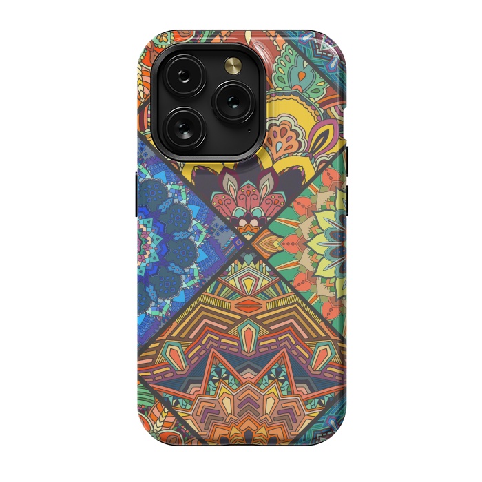 iPhone 15 Pro StrongFit Vectorial Eastern Mandala Decoration by ArtsCase