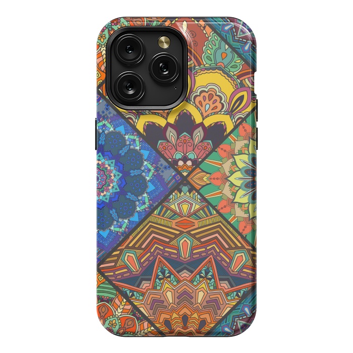 iPhone 15 Pro Max StrongFit Vectorial Eastern Mandala Decoration by ArtsCase