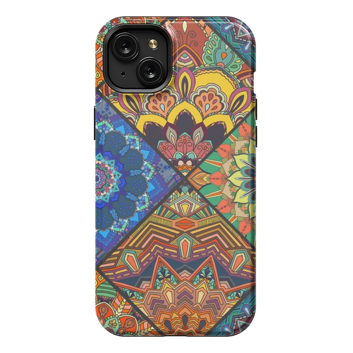 iPhone 15 Plus StrongFit Vectorial Eastern Mandala Decoration by ArtsCase