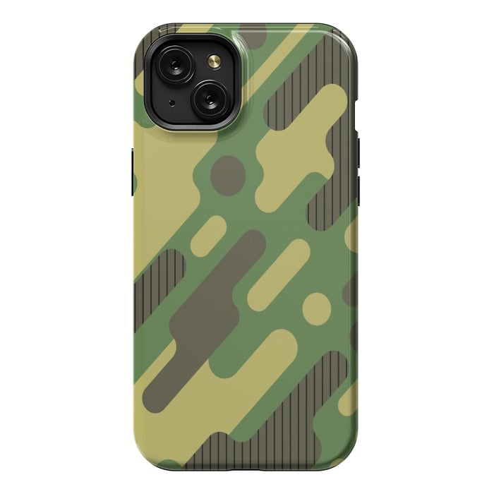 iPhone 15 Plus StrongFit camo by haroulita