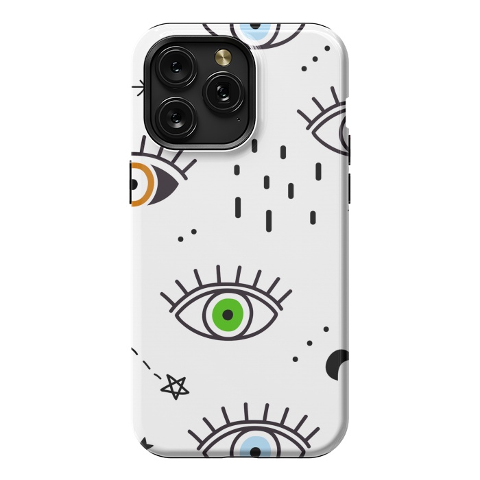 iPhone 15 Pro Max StrongFit evil eyes ii by haroulita