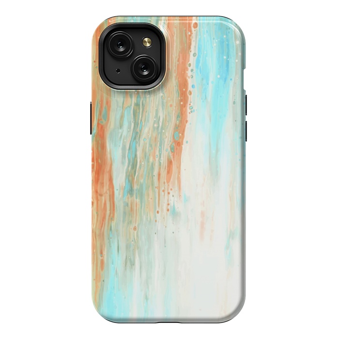 iPhone 15 Plus StrongFit Abstract Liquid Pattern by Creativeaxle
