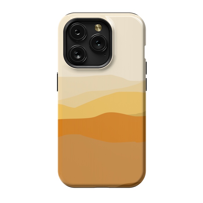 iPhone 15 Pro StrongFit Brown Valley by Creativeaxle
