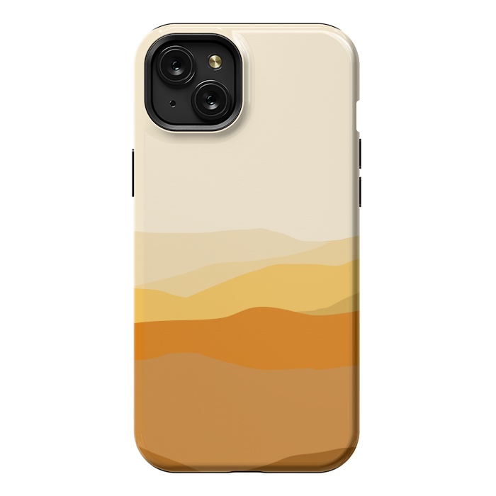 iPhone 15 Plus StrongFit Brown Valley by Creativeaxle