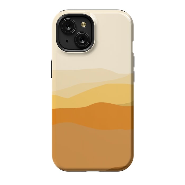 iPhone 15 StrongFit Brown Valley by Creativeaxle