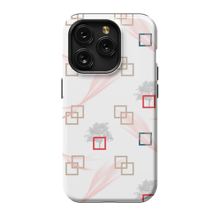 iPhone 15 Pro StrongFit Check Box Pattern by Creativeaxle