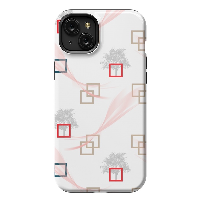 iPhone 15 Plus StrongFit Check Box Pattern by Creativeaxle