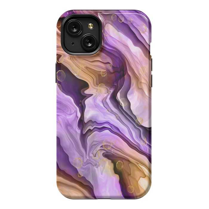 iPhone 15 Plus StrongFit Orchidia of the vast ocean by Xylo Riescent
