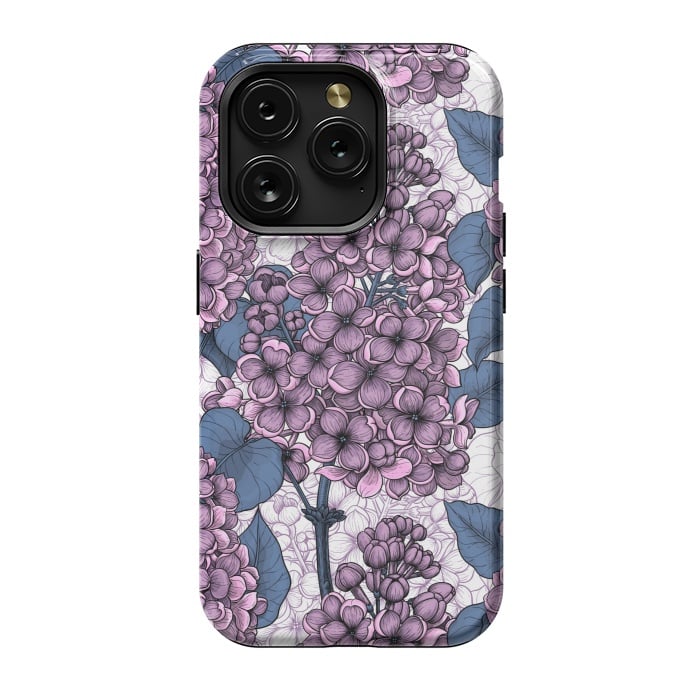 iPhone 15 Pro StrongFit Violet lilacs by Katerina Kirilova