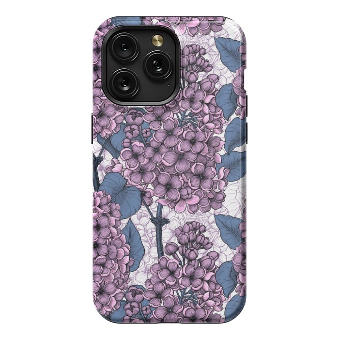 iPhone 15 Pro Max StrongFit Violet lilacs by Katerina Kirilova