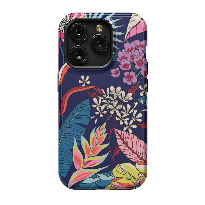 iPhone 15 Pro StrongFit Floral Design 123 by ArtsCase
