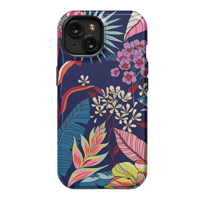 iPhone 15 StrongFit Floral Design 123 by ArtsCase