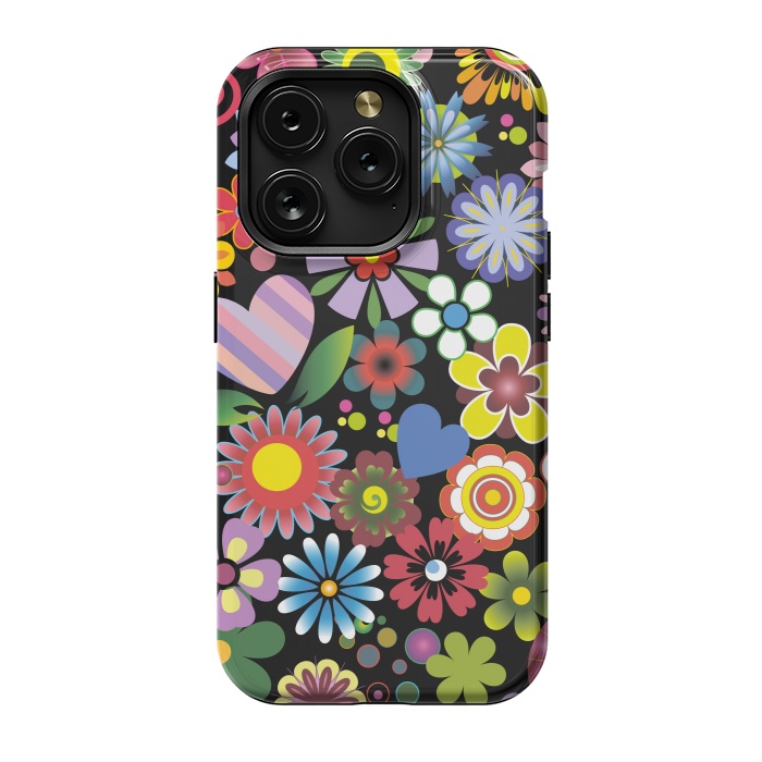 iPhone 15 Pro StrongFit Floral mix 2 by ArtsCase