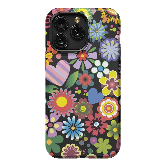 iPhone 15 Pro Max StrongFit Floral mix 2 by ArtsCase