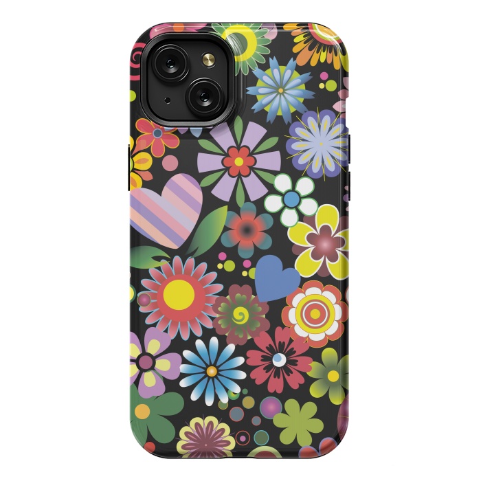 iPhone 15 Plus StrongFit Floral mix 2 by ArtsCase