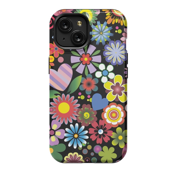 iPhone 15 StrongFit Floral mix 2 by ArtsCase