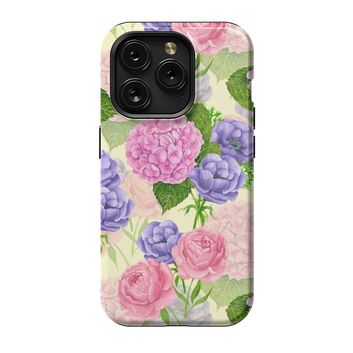 iPhone 15 Pro StrongFit Spring garden watercolor by Katerina Kirilova