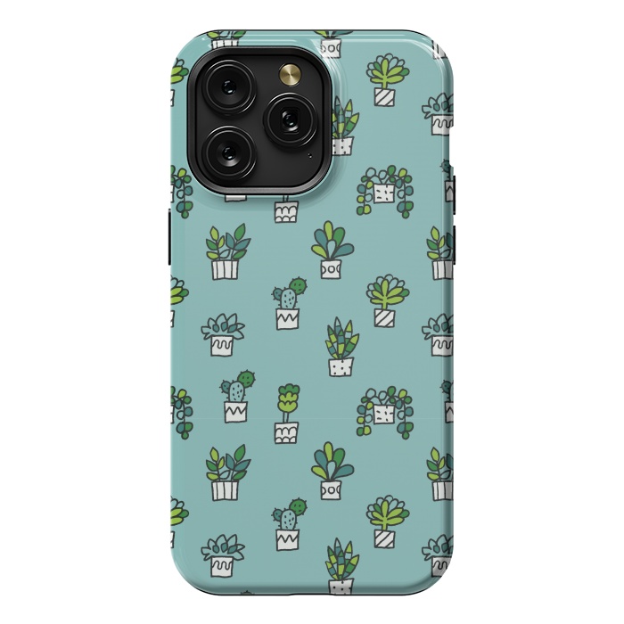 iPhone 15 Pro Max StrongFit Cute house plants by Anna Alekseeva