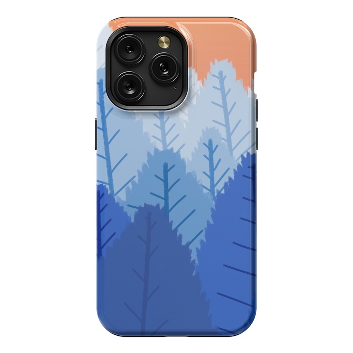iPhone 15 Pro Max StrongFit Deep blue forests  by Steve Wade (Swade)