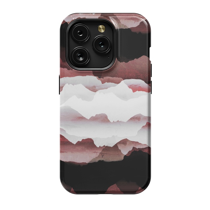 iPhone 15 Pro StrongFit Faded copper mountains by Oana 