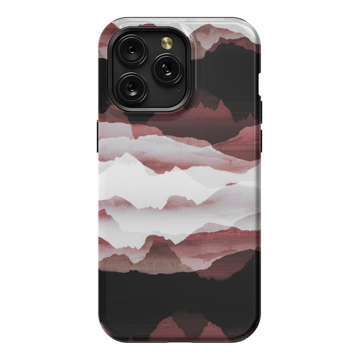 iPhone 15 Pro Max StrongFit Faded copper mountains by Oana 