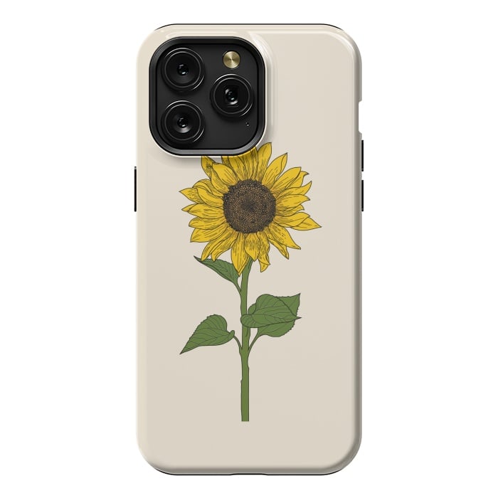 iPhone 15 Pro Max StrongFit Sunflower by Jms