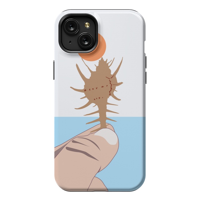 iPhone 15 Plus StrongFit Sun On The Conch by Creativeaxle