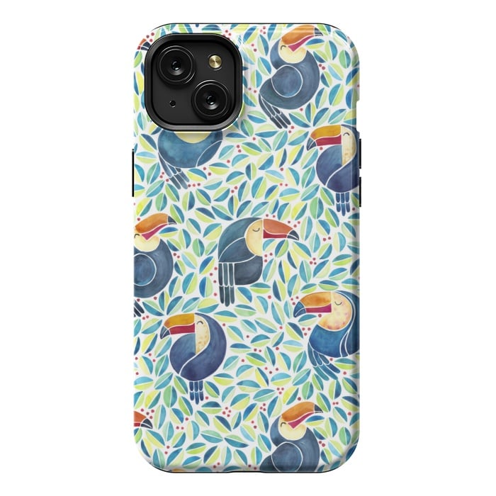 iPhone 15 Plus StrongFit Toucan Do It by gingerlique