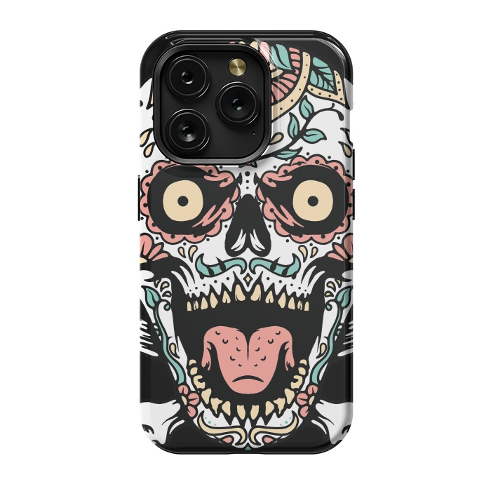 iPhone 15 Pro StrongFit Mexican Skull 1 by Afif Quilimo