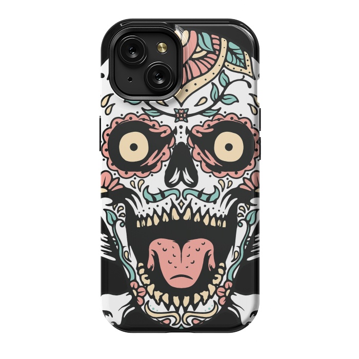 iPhone 15 StrongFit Mexican Skull 1 by Afif Quilimo