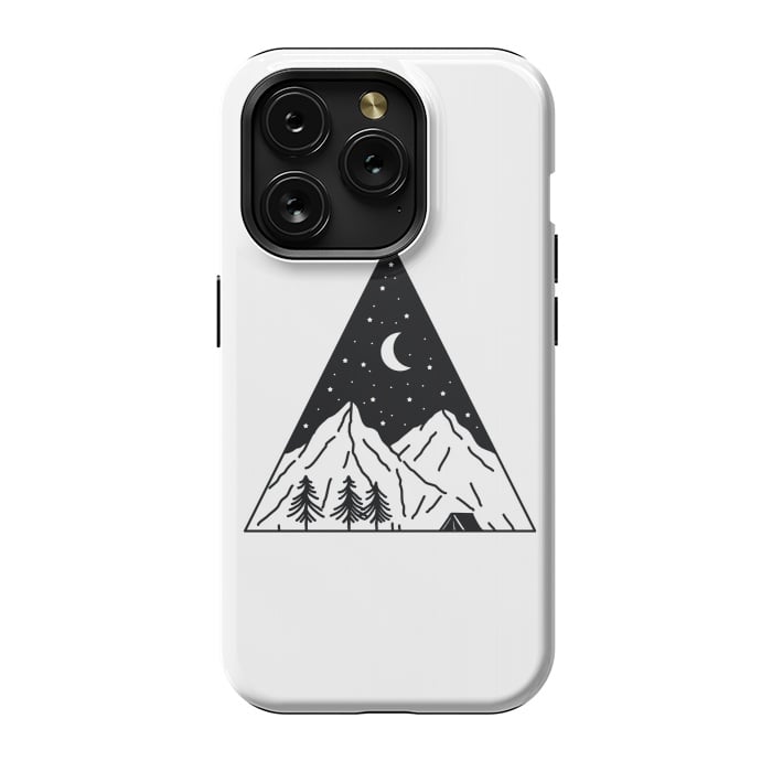 iPhone 15 Pro StrongFit Night Camping Triangle by Afif Quilimo