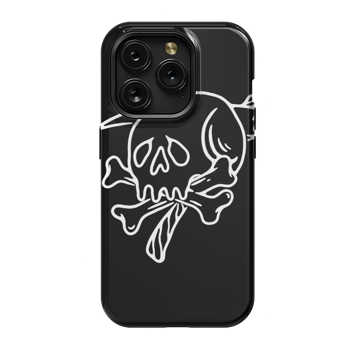 iPhone 15 Pro StrongFit Skull Reaper by Afif Quilimo