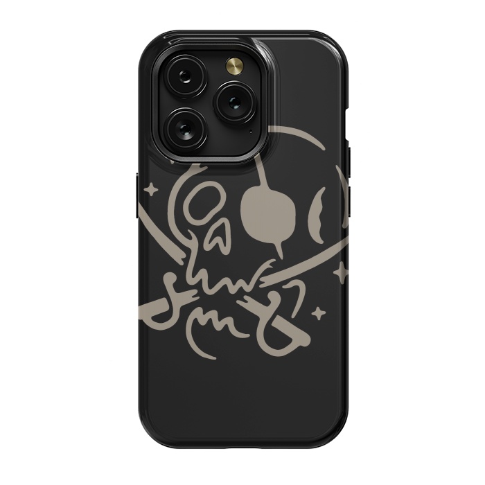 iPhone 15 Pro StrongFit Skull and Swords by Afif Quilimo